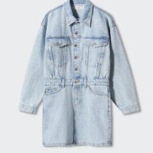Mango Denim Dress – Large *NEW WITH TAGS*	 Mango Denim Dress – Large *NEW WITH T